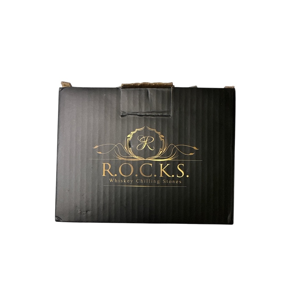 Whiskey Chilling Stones - Set of 6 Handcrafted Whisky Granite Sipping Rocks/Tray - Picture 2 of 7